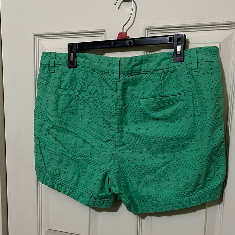 Merona Green Eyelet Women's Shorts - Picture 2 of 8